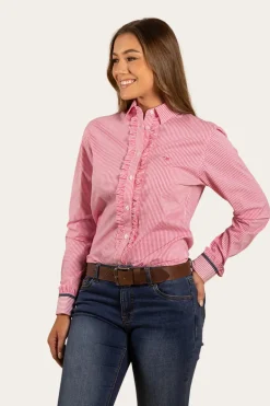 Ainsley Womens Dress Shirt - Peach