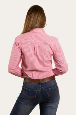 Ainsley Womens Dress Shirt - Peach