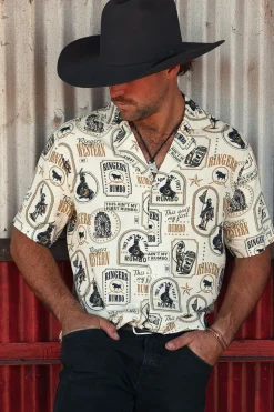 Aint My First Rumbo Mens Pub Shirt - Off White