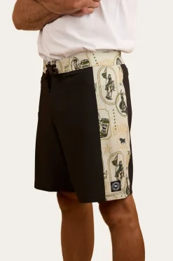 Aint My First Rumbo Mens Swim Short - Charcoal