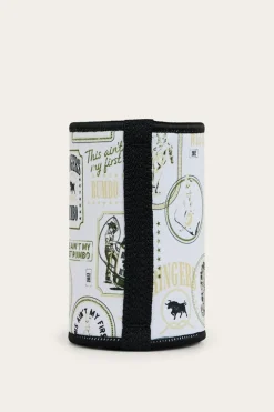 Aint My First Stubby Cooler - Off White / Black