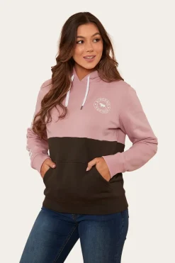 Albany Womens Hoodie - Rosey/Charcoal