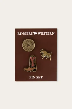 Ambrose Pin Set - Antique Gold