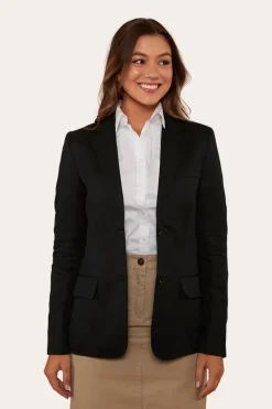 Amelia Womens Blazer - Black