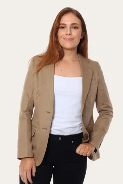 Amelia Womens Blazer - Clay
