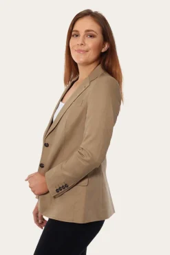 Amelia Womens Blazer - Clay