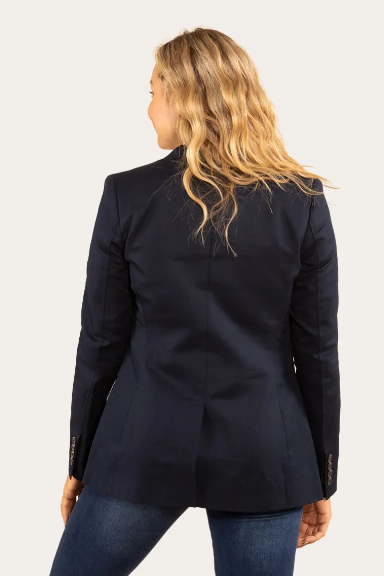 Amelia Womens Blazer - Dark Navy