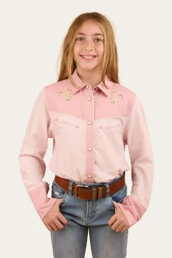 Annie Kids Western Shirt - Pink