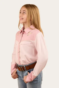 Annie Kids Western Shirt - Pink