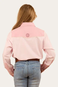 Annie Kids Western Shirt - Pink