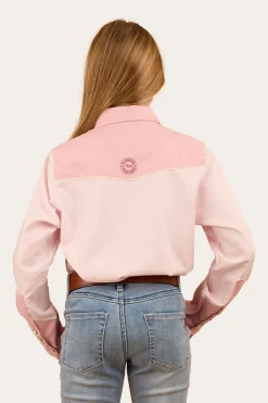 Annie Kids Western Shirt - Pink