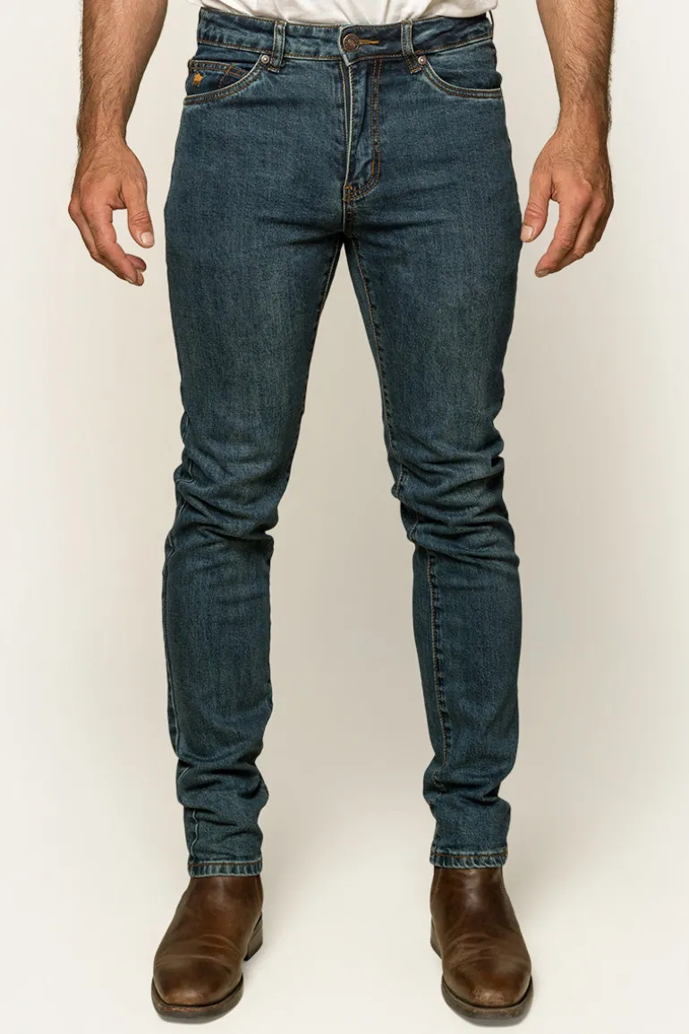Austin Mens Slim Fit Jeans - True Blue