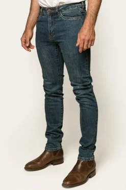 Austin Mens Slim Fit Jeans - True Blue