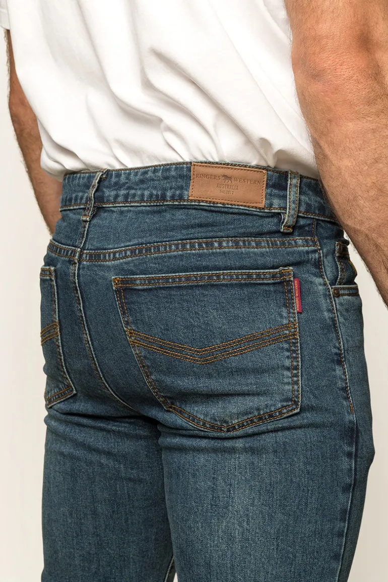 Austin Mens Slim Fit Jeans - True Blue