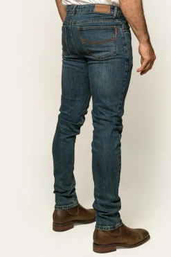 Austin Mens Slim Fit Jeans - True Blue