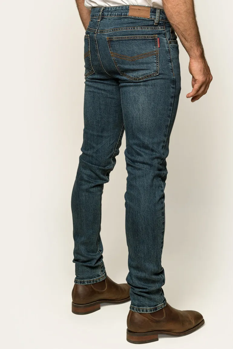 Austin Mens Slim Fit Jeans - True Blue