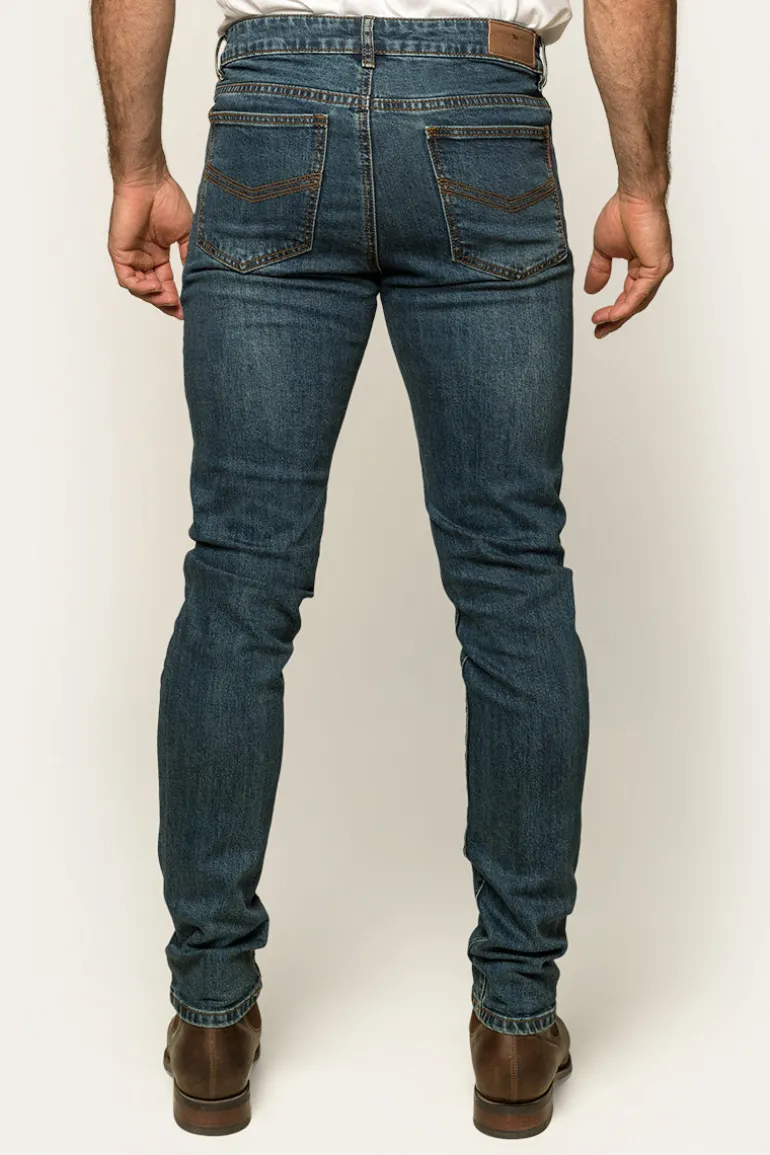 Austin Mens Slim Fit Jeans - True Blue