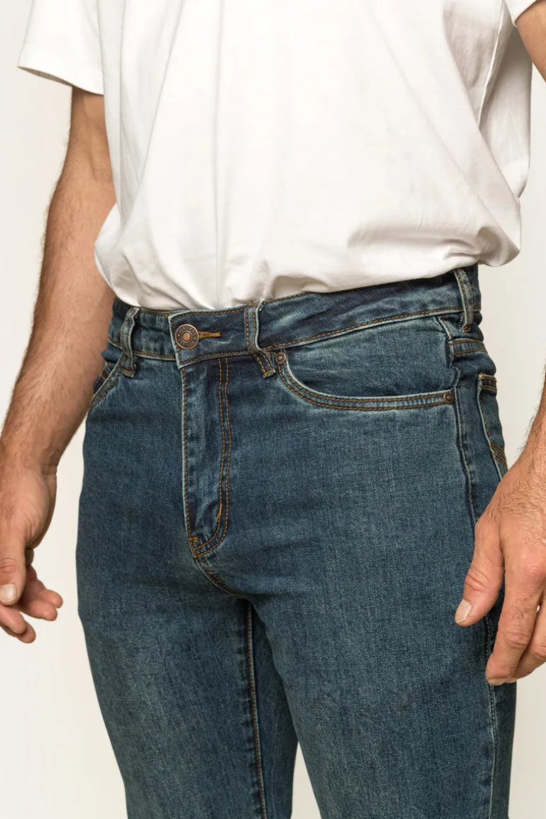 Austin Mens Slim Fit Jeans - True Blue