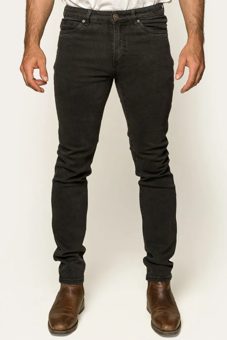 Austin Mens Slim Fit Jeans - Black