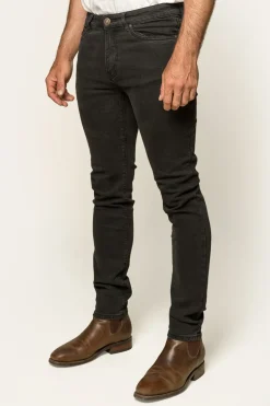 Austin Mens Slim Fit Jeans - Black