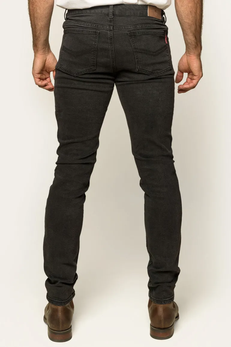 Austin Mens Slim Fit Jeans - Black