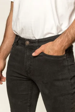 Austin Mens Slim Fit Jeans - Black
