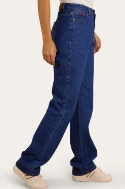 Autumn Womens Straight Leg Jean - True Blue