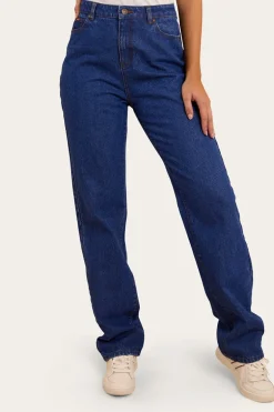 Autumn Womens Straight Leg Jean - True Blue