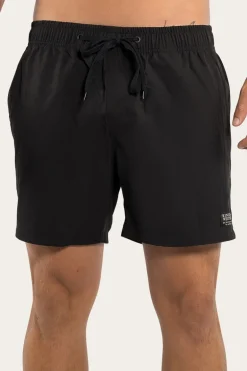 AVOCA Mens Swim Short - Black