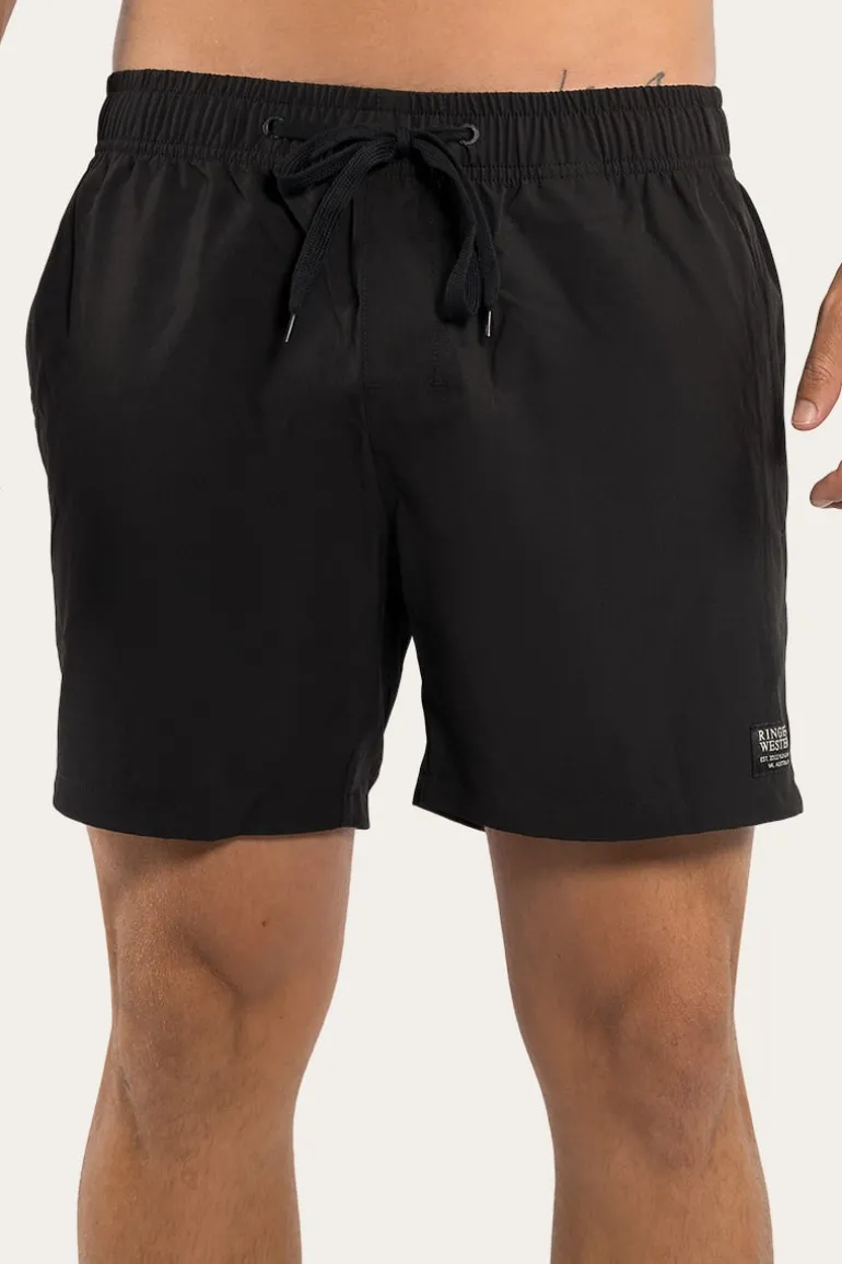 AVOCA Mens Swim Short - Black