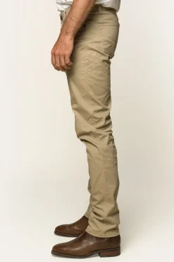 Avondale Mens 5 Pocket Stretch Drill Jeans - Khaki