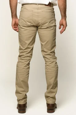Avondale Mens 5 Pocket Stretch Drill Jeans - Khaki