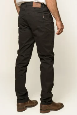 Avondale Mens 5 Pocket Stretch Drill Jeans - Black