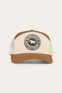 Axel 7 Panel Cap - Beige / Clay