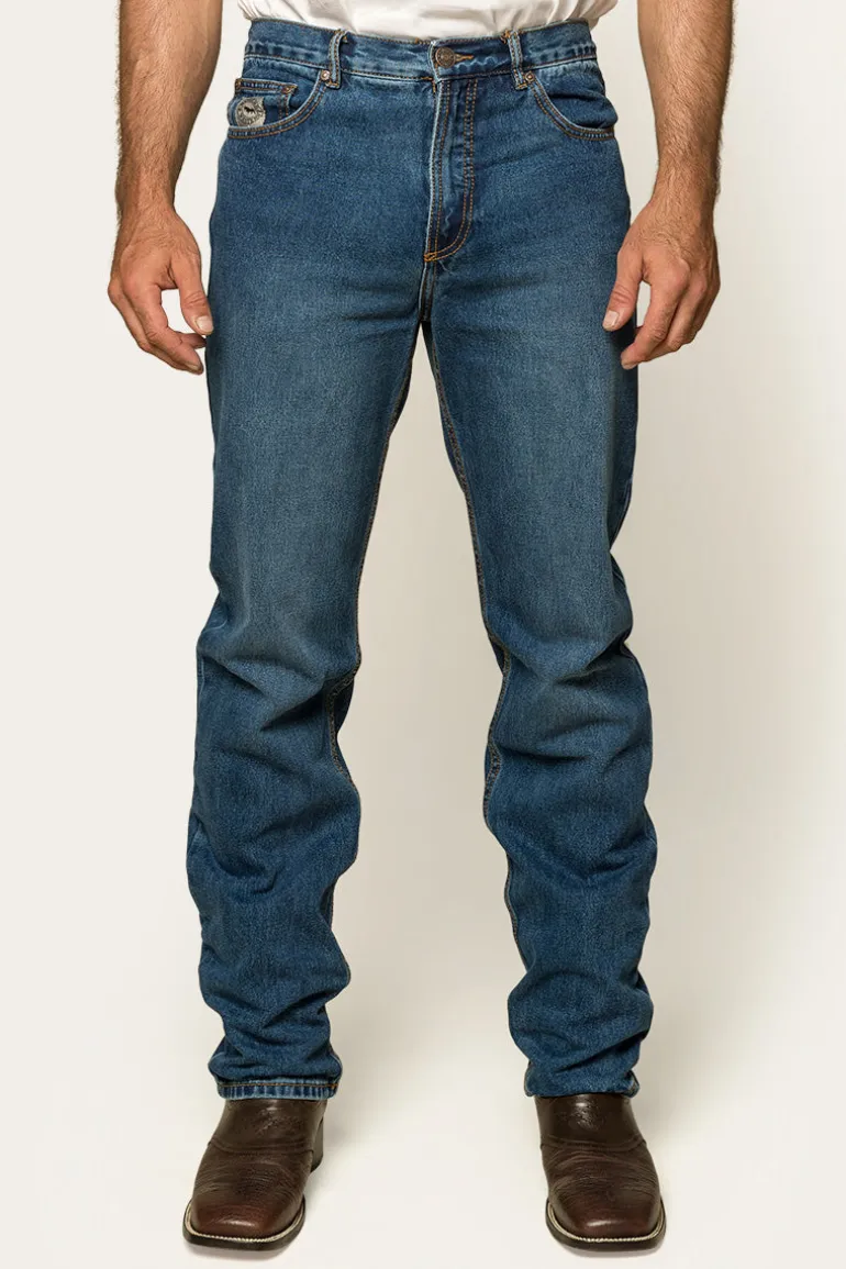 Barrington Mens Slim Fit Jean - Dark Wash Blue