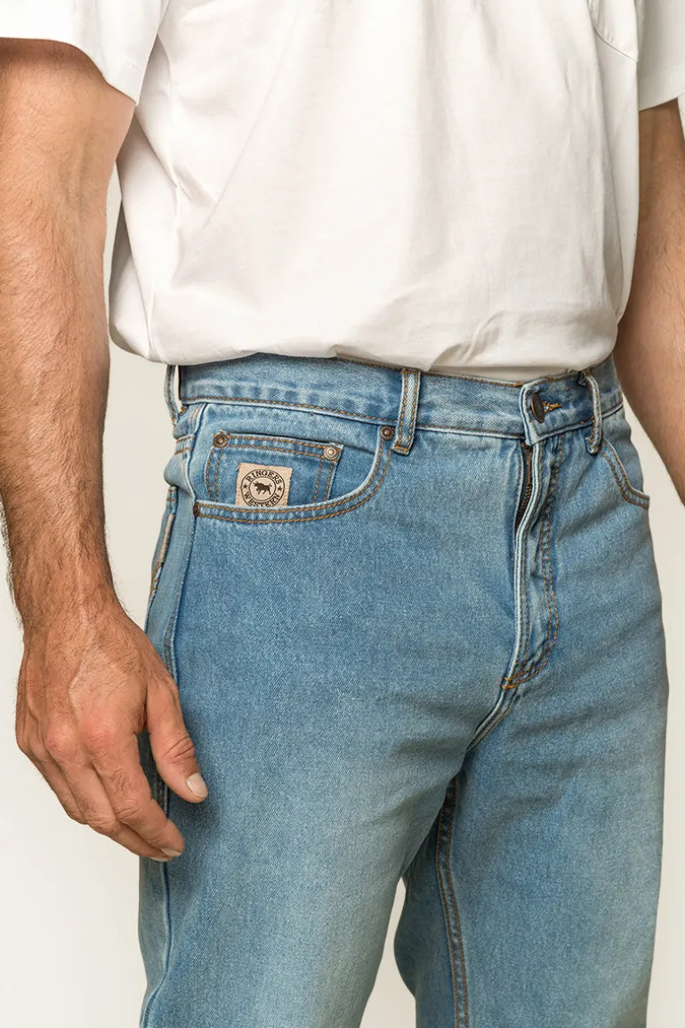 Barrington Mens Slim Fit Jean - Light Wash Blue
