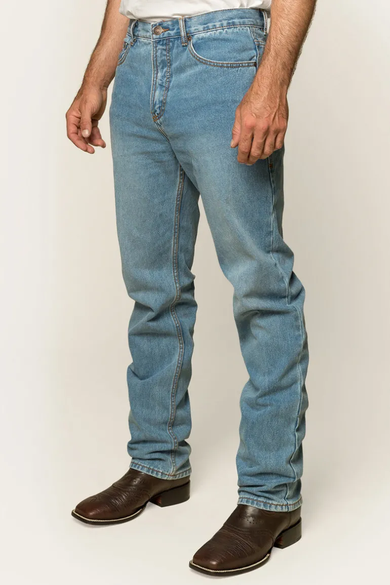 Barrington Mens Slim Fit Jean - Light Wash Blue
