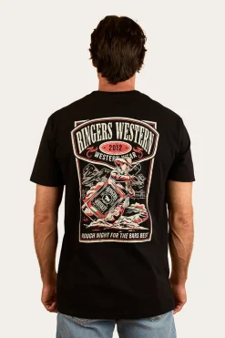 Bars Best Mens Stock Fit T-Shirt - Black