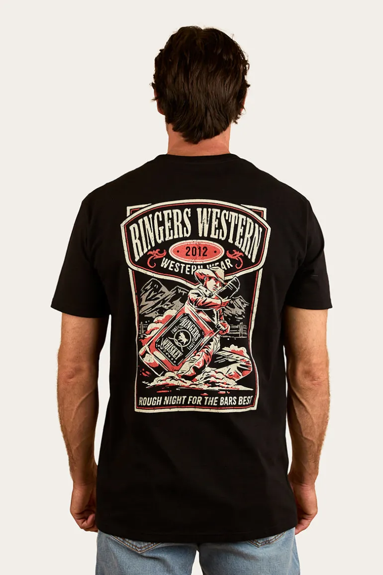 Bars Best Mens Stock Fit T-Shirt - Black