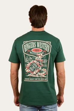 Bars Best Mens Stock Fit T-Shirt - Pine