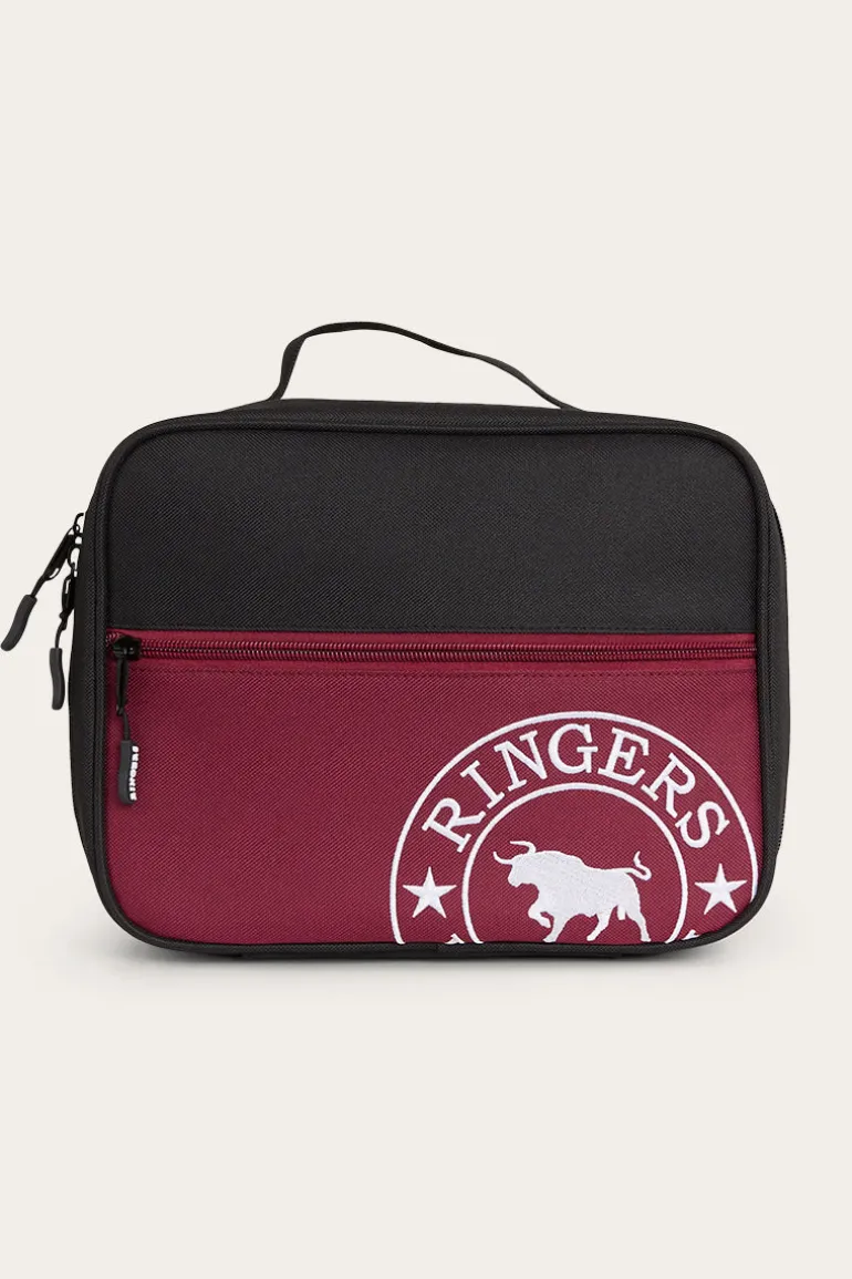 Baxter Lunch Box - Burgundy/Black