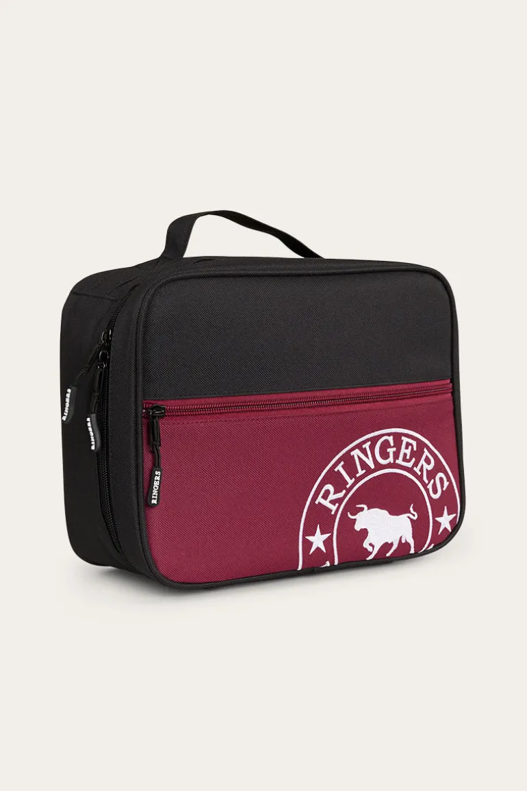 Baxter Lunch Box - Burgundy/Black