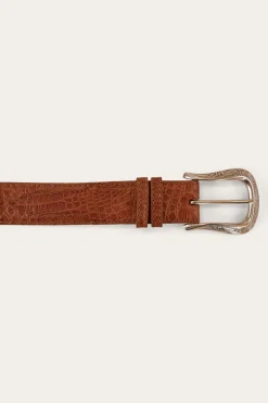 Beaumont Belt - Croc Tan