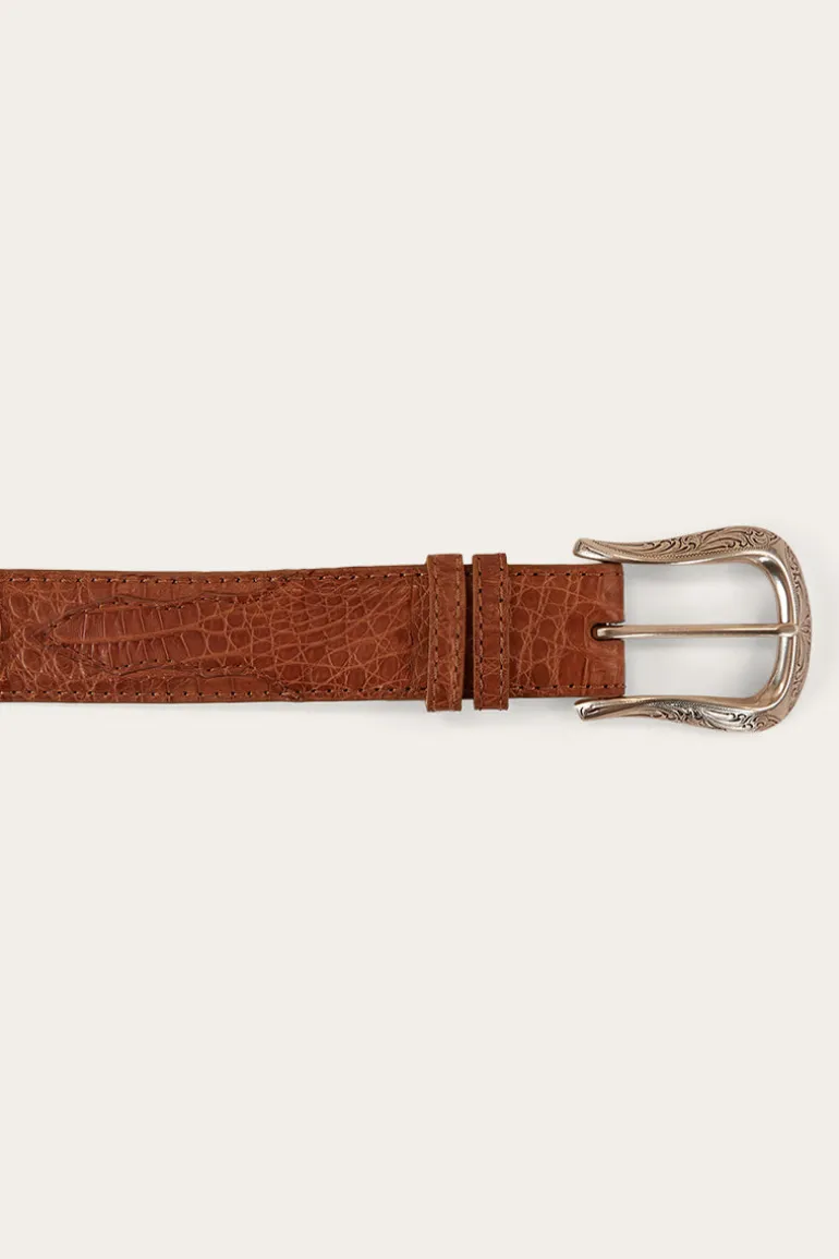 Beaumont Belt - Croc Tan