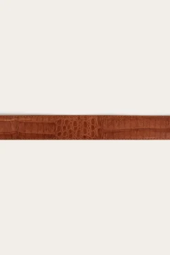 Beaumont Belt - Croc Tan