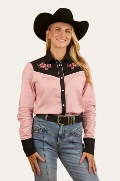 Bellingen Womens Western Shirt - Rosey Pink