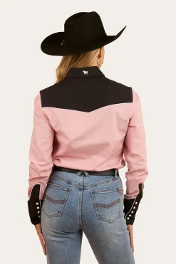 Bellingen Womens Western Shirt - Rosey Pink