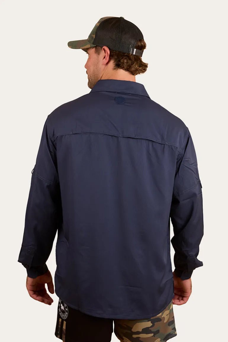 Bennetts Unisex Fishing Shirt - Navy