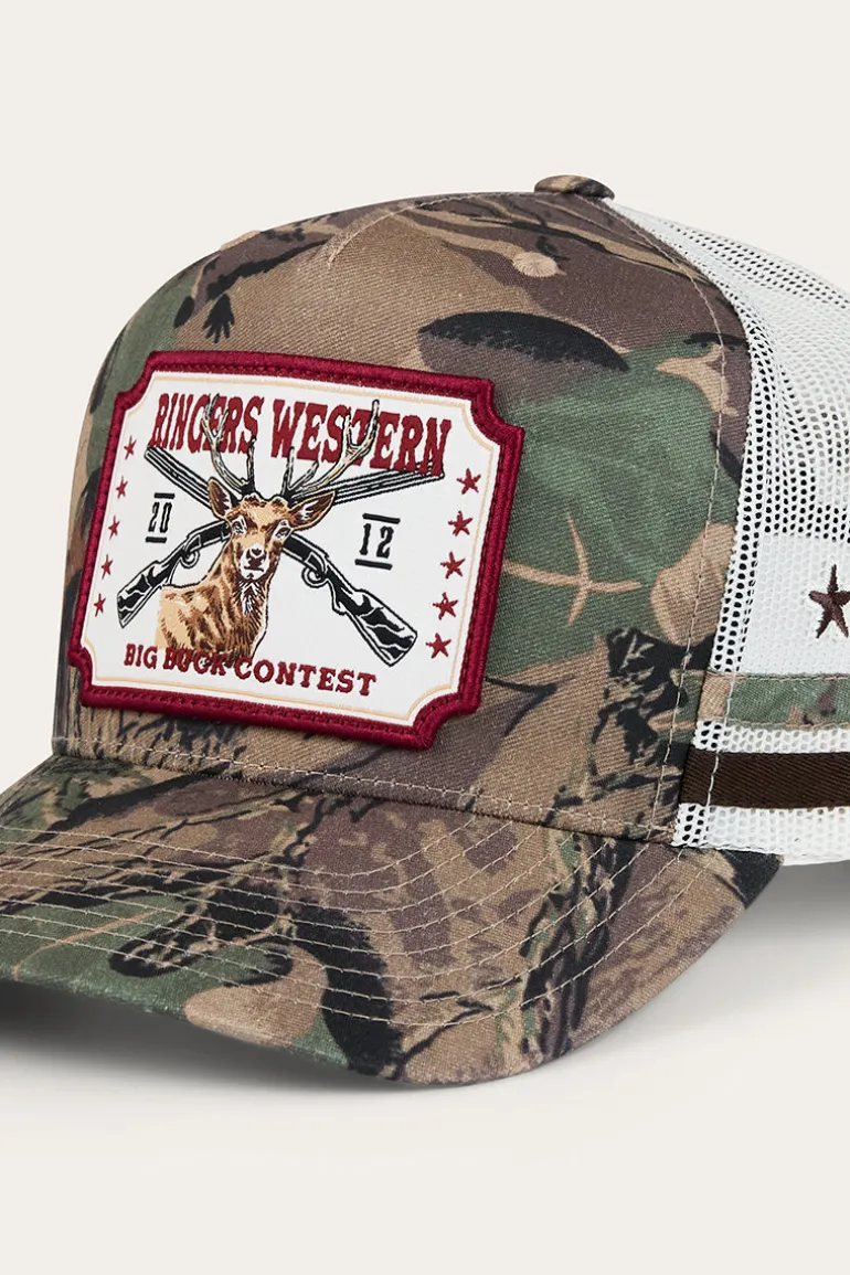 Big Buck Deep Fit Trucker Cap - Camo