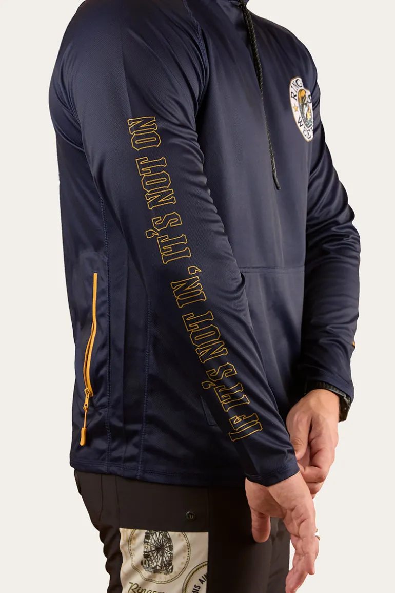 Big Catch Hooded Fishing Jersey - Navy